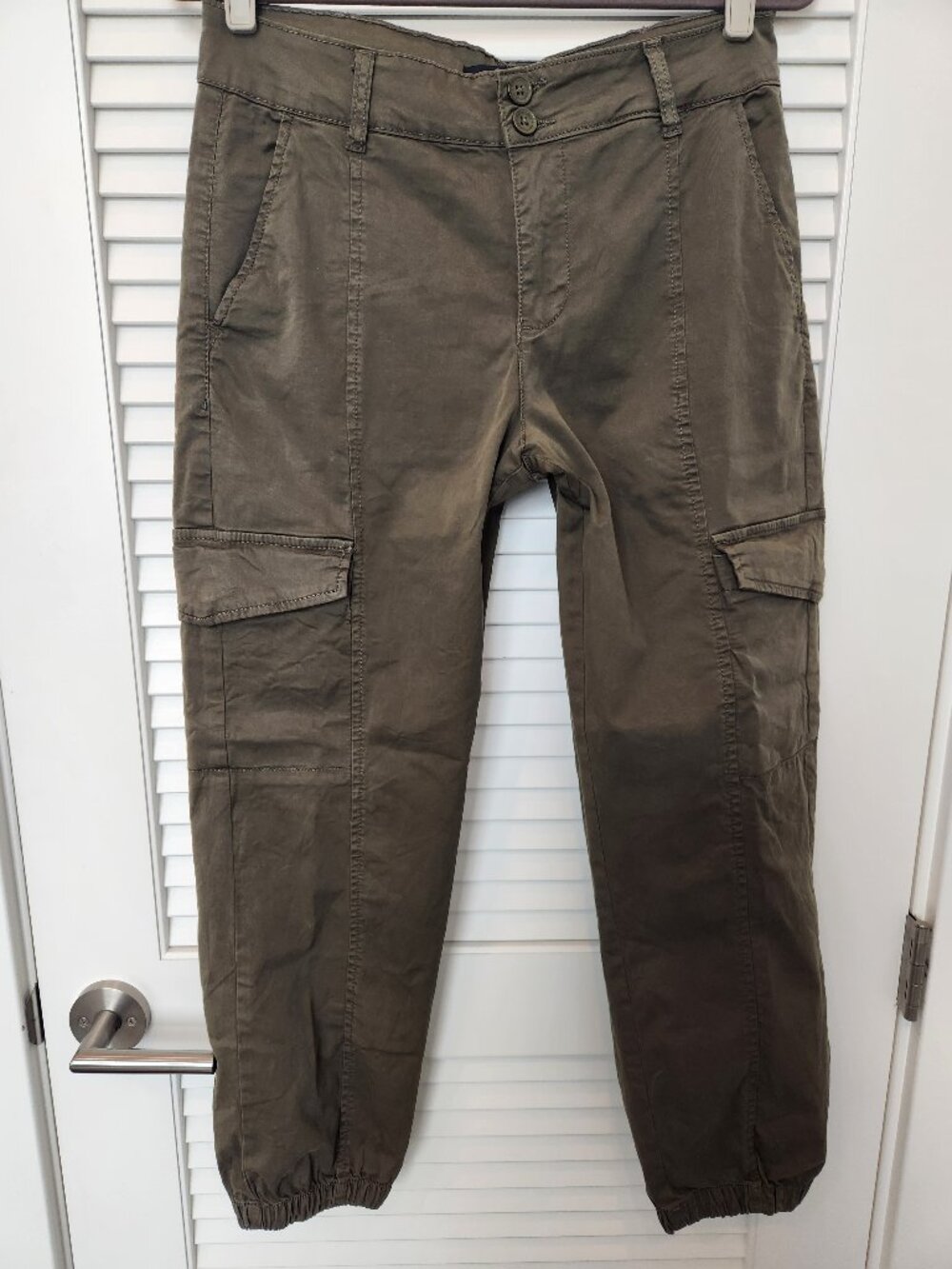 Sanctuary Rebel Cargo Pants Hiker Green - Size 28 - Picture 2 of 6